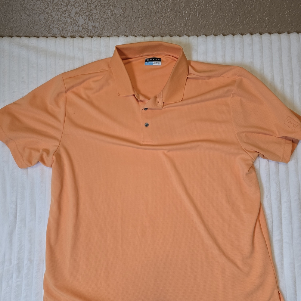 Cutter & Buck Men's Orange Polo Shirt